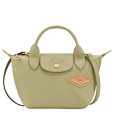 Le Pliage Xtra XS Handbag , Almond Green - Leather