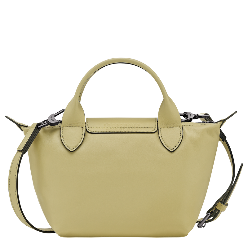Le Pliage Xtra XS Handbag , Pistachio - Leather  - View 4 of  6