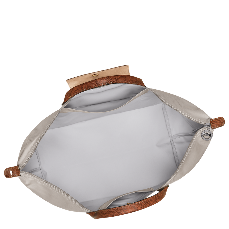 Le Pliage Original L Travel bag , Pebble - Recycled canvas  - View 5 of  7