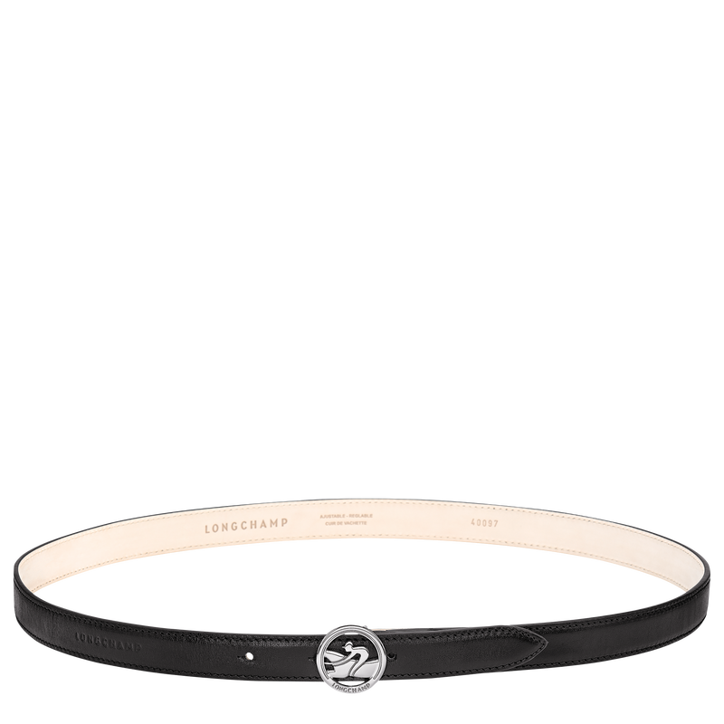 Ladies' belt , Black - Leather  - View 1 of  3