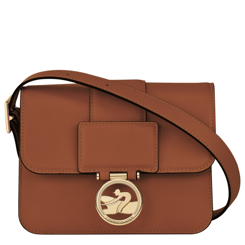 Box Trot S Crossbody bag Cognac Leather Longchamp TH