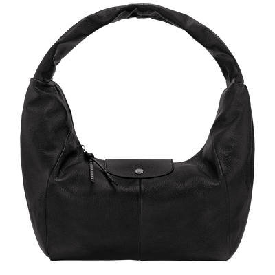 Le Pliage Xtra L Hobo bag , Black - Leather
