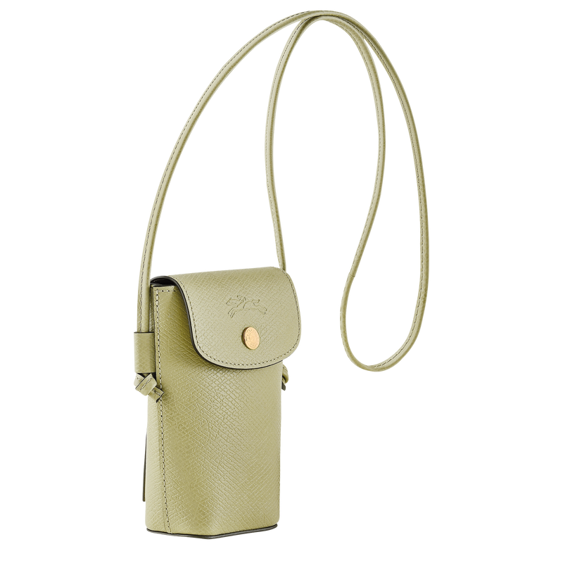 &Eacute;pure Phone case with leather lace , Almond Green - Leather  - View 3 of  5