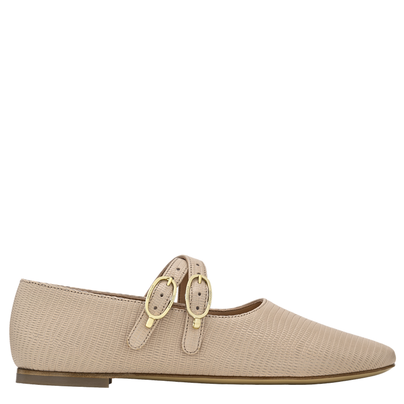 Le Foulonn&eacute; Ballerinas , Cream - Leather  - View 1 of  5