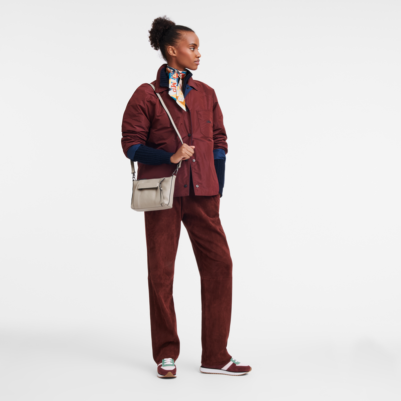 Longchamp 3d hotsell leather crossbody bag