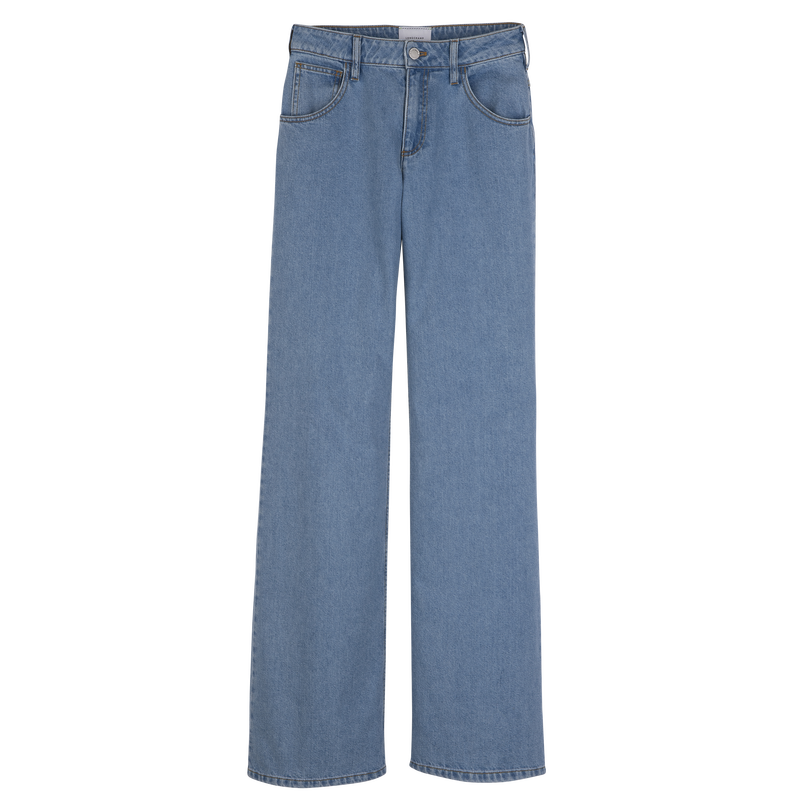 Trousers , Sky Blue - Denim  - View 1 of  4