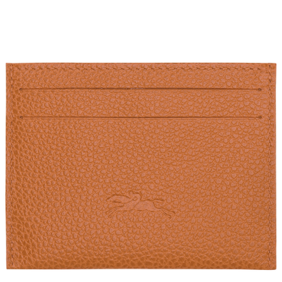 Le Foulonn&eacute; Card holder , Amber - Leather