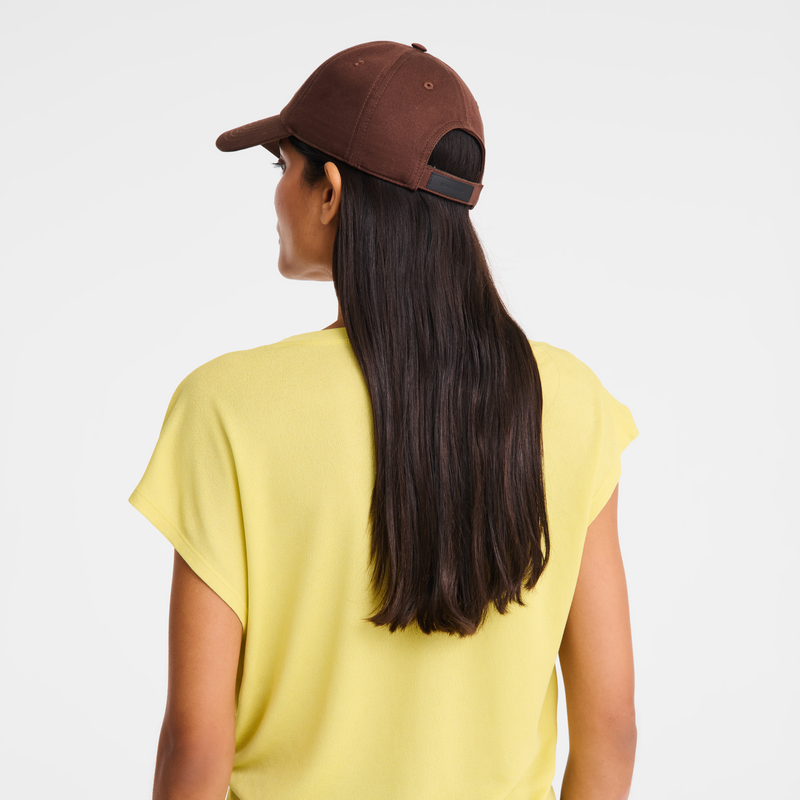 Cap , Mocha - Cotton  - View 5 of  5