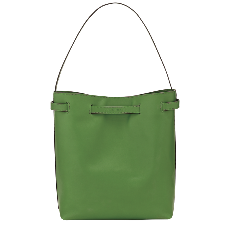 Le Smart L Shoulder bag , Matcha - Leather  - View 3 of  5
