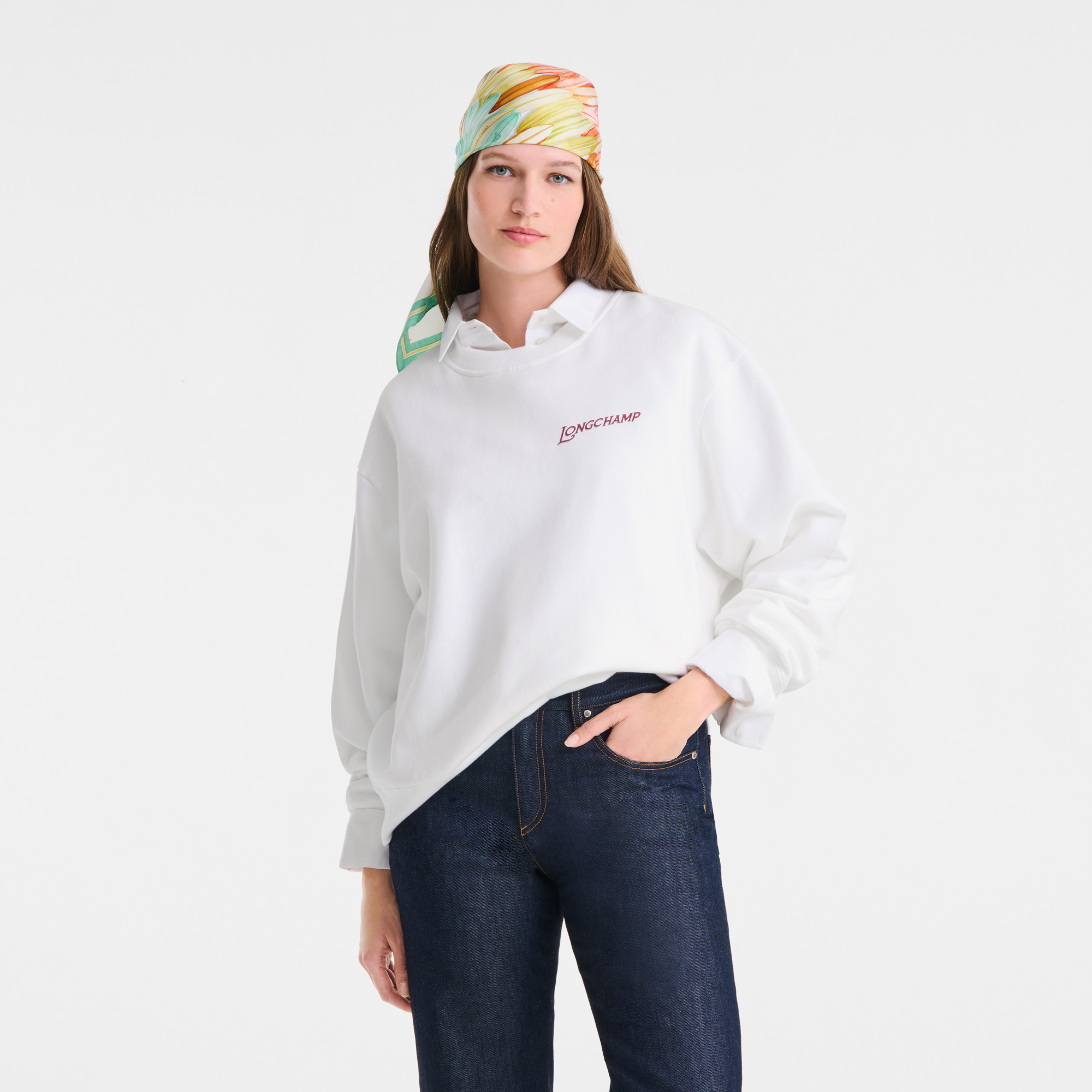 null Sweatshirt, White