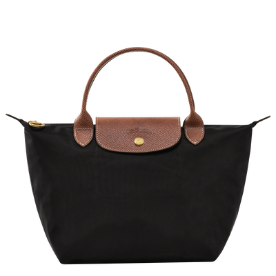 Le Pliage Original S Handbag , Black - Recycled canvas