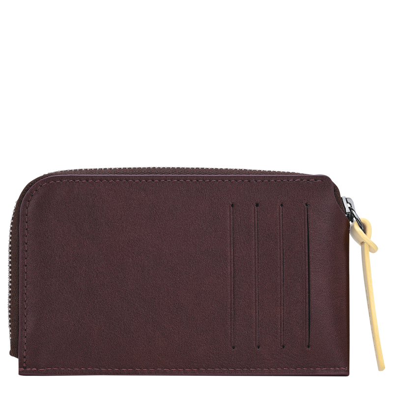 Longchamp Pocket Card holder , Mocha - Leather  - View 2 of  2