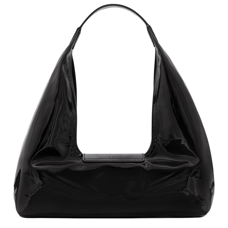 Le Pliage Xtra M Shoulder bag , Black - Leather  - View 3 of  3