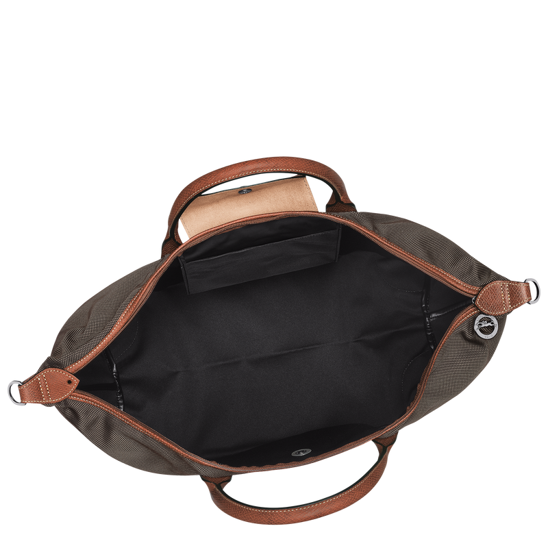 Boxford L Travel bag , Brown - Recycled canvas  - View 5 of  6