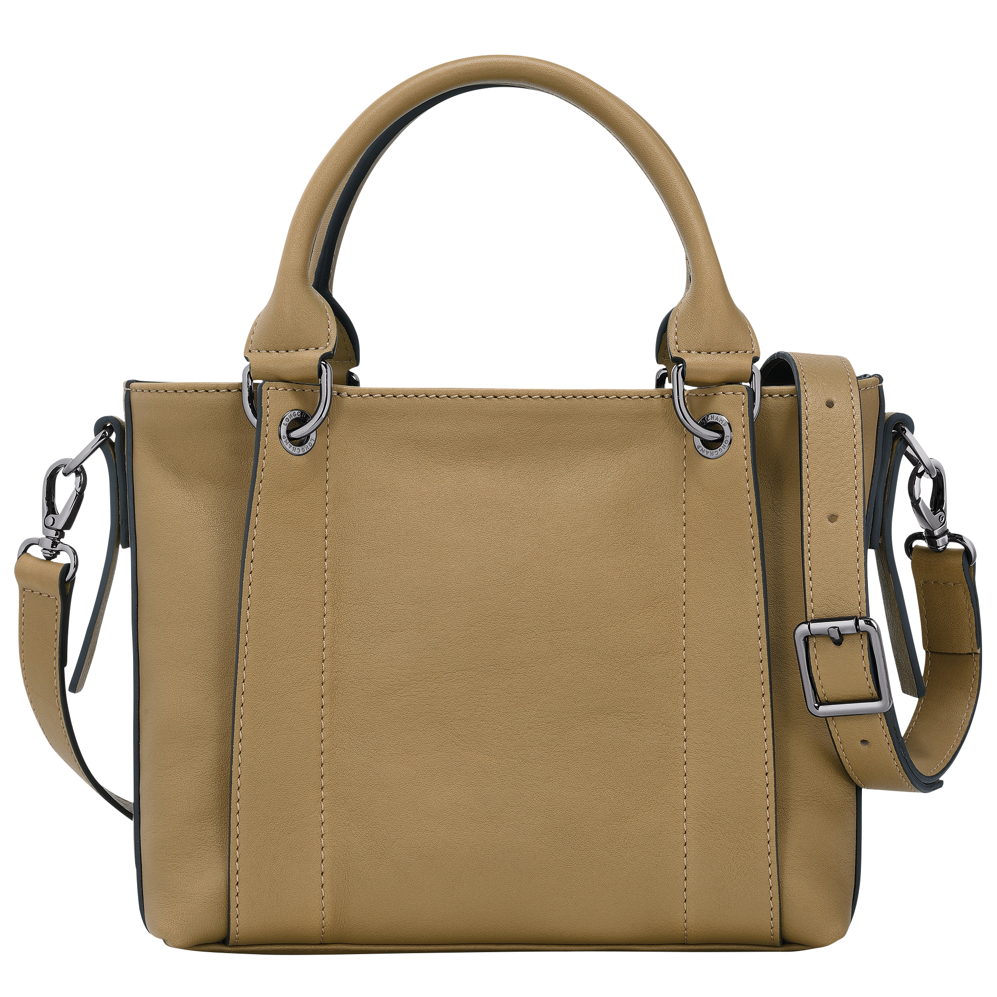 Handbag S, Tobacco - View 4 of 
        4 - zoom in Longchamp 3D Handbag S, Tobacco