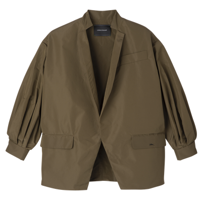 Kimono jacket , Artichoke - Techno taffeta