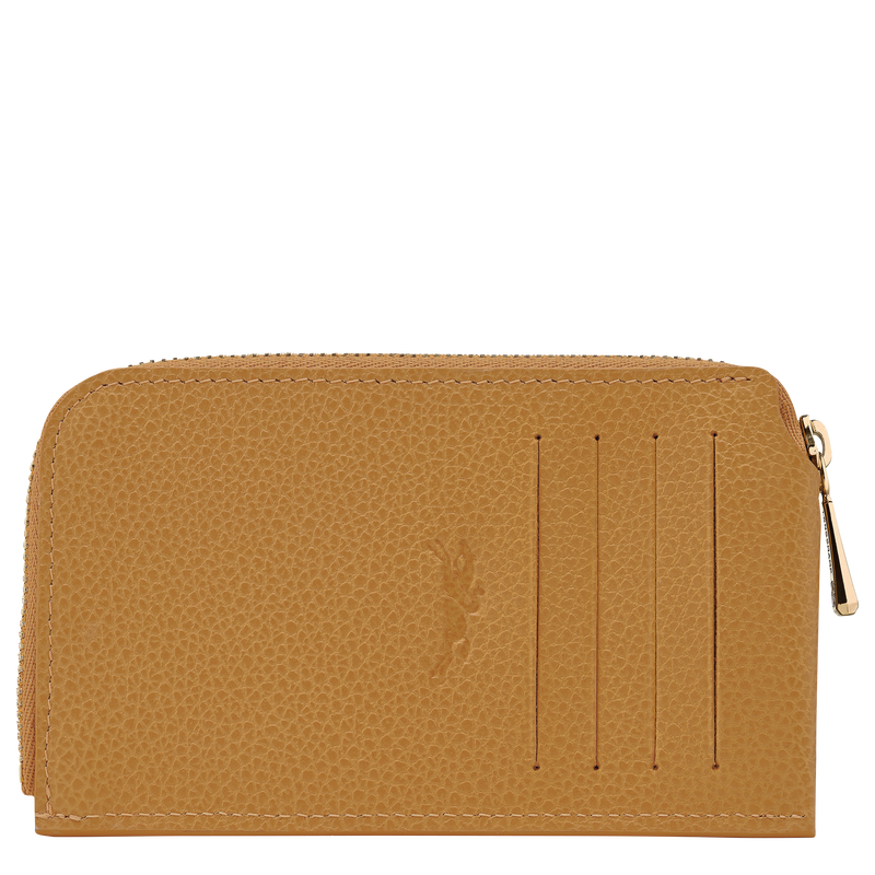 Le Foulonné Card holder , Nutmeg - Leather  - View 2 of  2