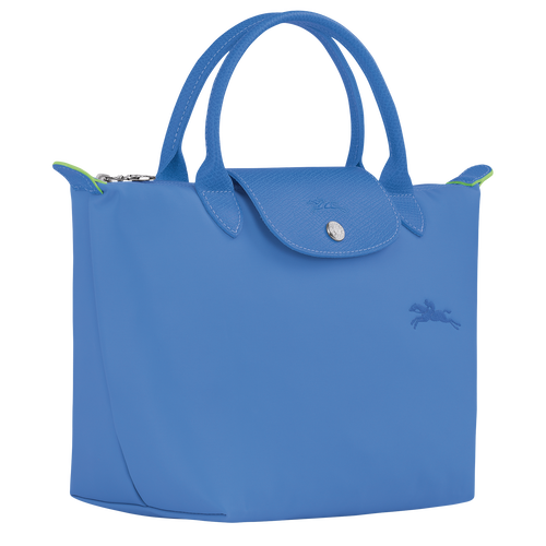 Le Pliage Green S Handbag , Cornflower - Recycled canvas - View 3 of  5