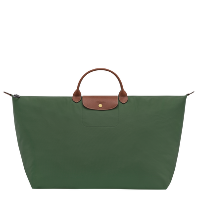Le Pliage Original XL Travel bag , British Green - Recycled canvas