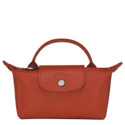Le Pliage City Pouch with handle , Terracotta - Canvas