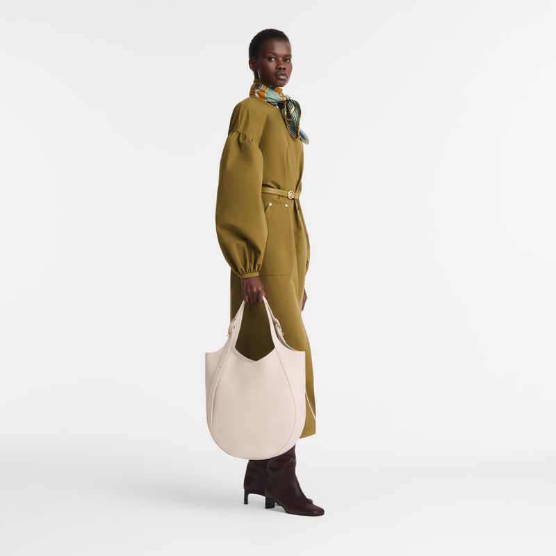 Le Foulonné XL Tote bag , Paper - Leather  - View 2 of  3