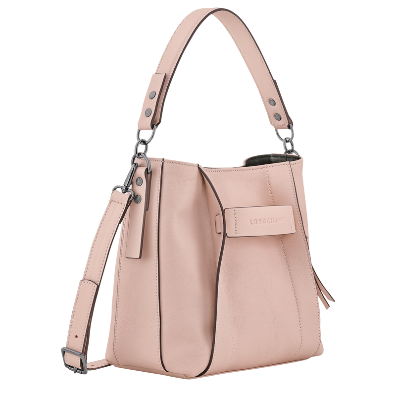 Longchamp 3D S Crossbody bag , Petal Pink - Leather  - View 3 of  4