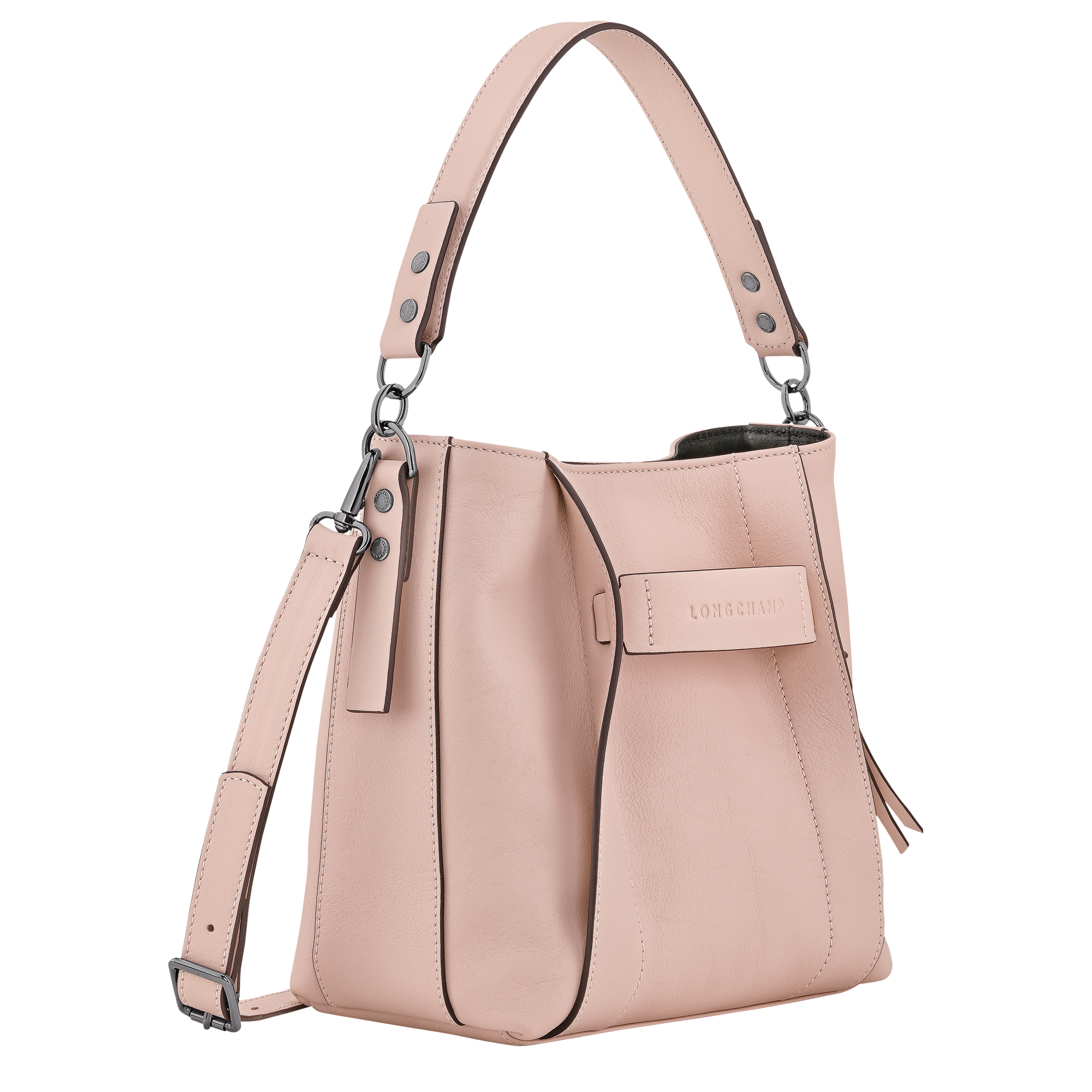 Crossbody bag S, Petal Pink - View 3 of
4 - zoom in Longchamp 3D Crossbody bag S, Petal Pink