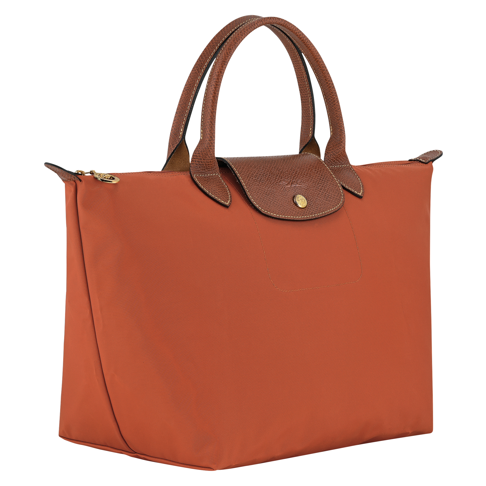 Handbag M, Brick - View 3 of
7 - zoom in Le Pliage Original Handbag M, Brick
