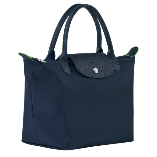Le Pliage Green S Handbag , Navy - Recycled canvas - View 3 of  5