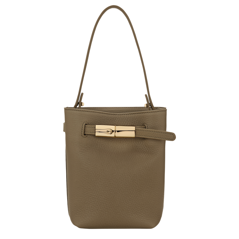 Le Smart XS Bucket bag , Olive - Leather  - View 1 of  5
