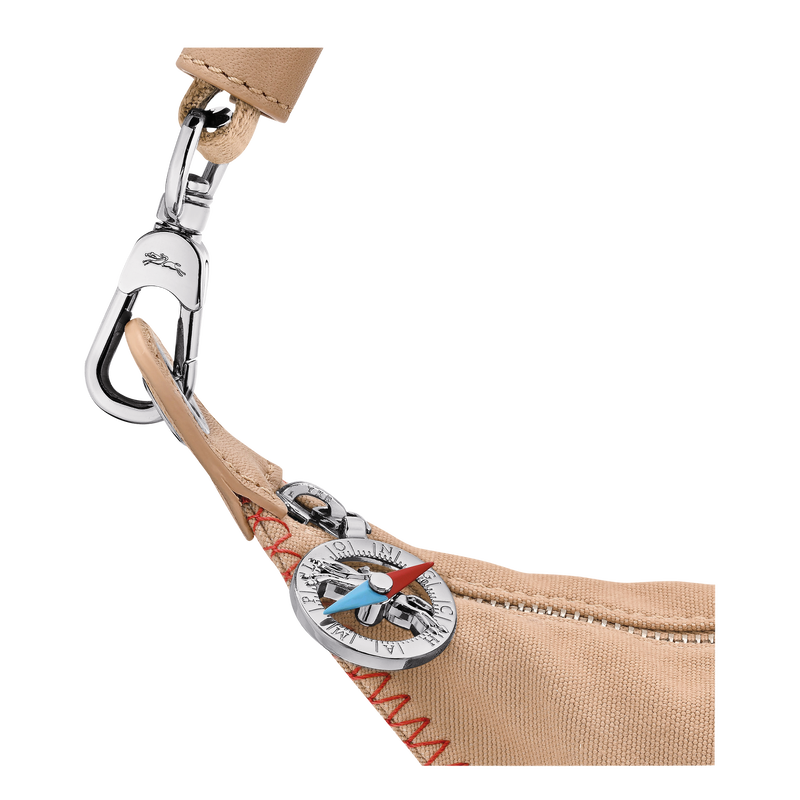 Le Pliage Collection S Crossbody bag , Beige - Canvas  - View 4 of  5